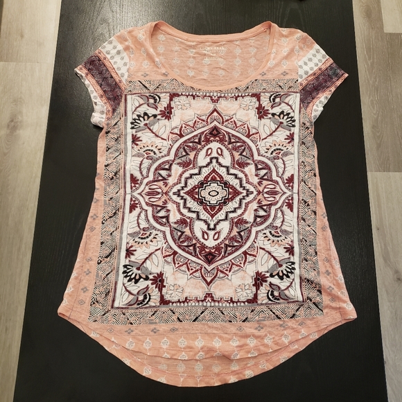 LUCKY BRAND Persian Carpet Graphic Tee - Picture 3 of 7